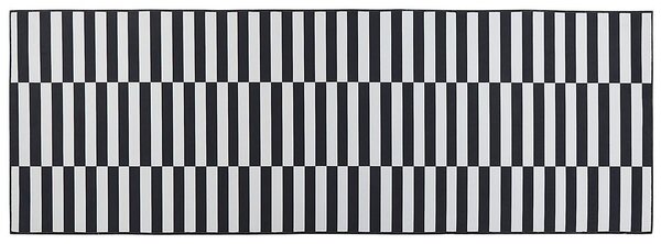 Fekete És Fehér Szőnyeg 70 x 200 cm PACODE