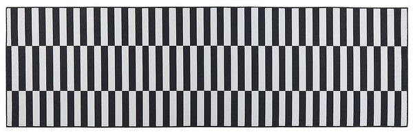 Fekete És Fehér Szőnyeg 60 x 200 cm PACODE