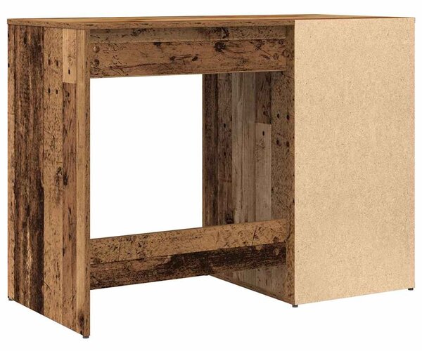 Antik fa színű szerelt fa íróasztal 100 x 49 x 75 cm