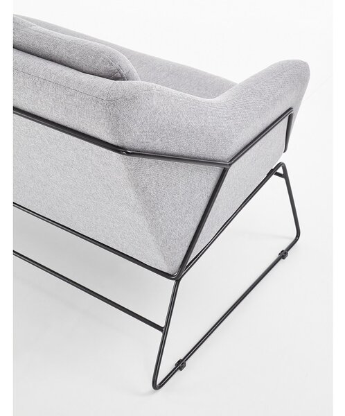 Kétüléses Soft II XL, szürke / fekete
