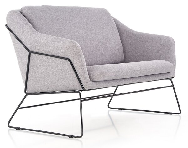 Kétüléses Soft II XL, szürke / fekete
