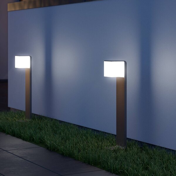 STEINEL GL 80 C LED-es útvilágítás, Bluetooth smart, antracit színű, dimmelhető, Alu / szürke / cink, Alumínium, Modern