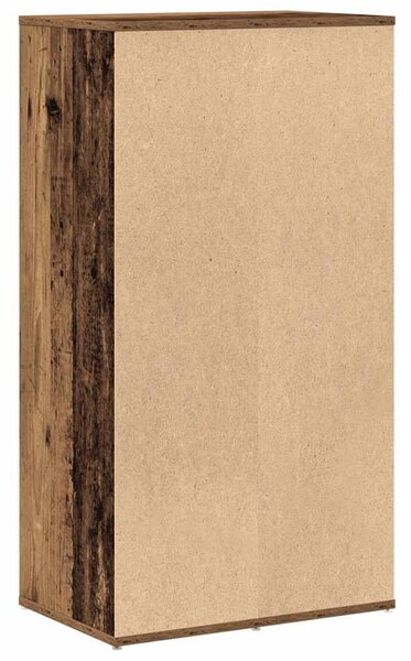 Antik fa szerelt fa cipőtartó 54x34x100,5 cm