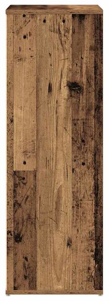 Antik fa szerelt fa cipőtartó 54x34x100,5 cm