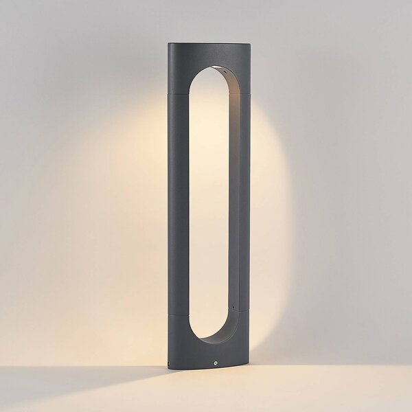 Lucande Fenti LED-es útvilágítás, 65 cm, Fekete, Alumínium, Modern