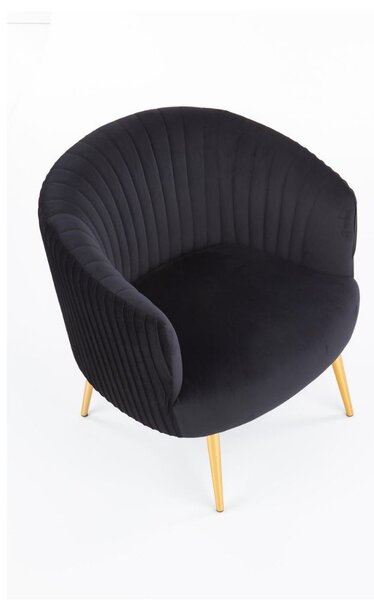 Crown fotel, fekete / arany