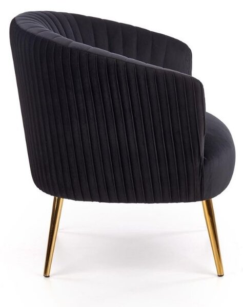 Crown fotel, fekete / arany