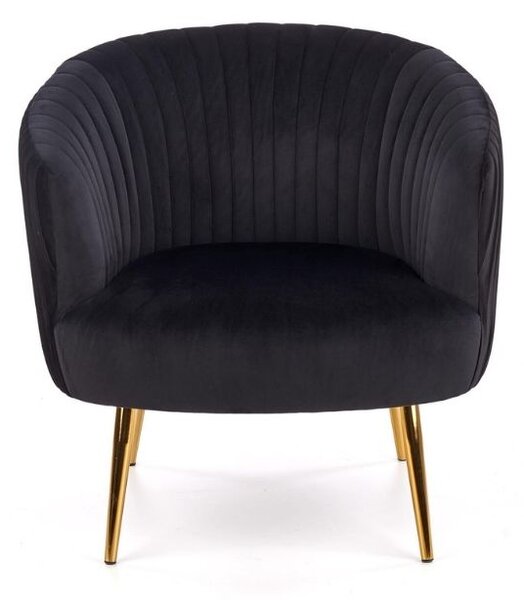 Crown fotel, fekete / arany