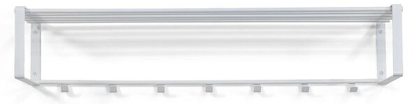 Fehér fém fali fogas polccal 100 cm Rex – Spinder Design