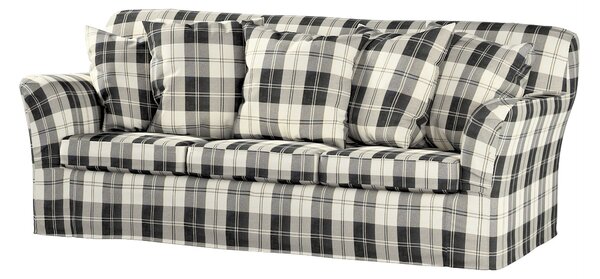 Huzat Ikea Tomelilla 3-üléses nem kinyitható kanapéra termék színe fekete szövet fonott, mintás