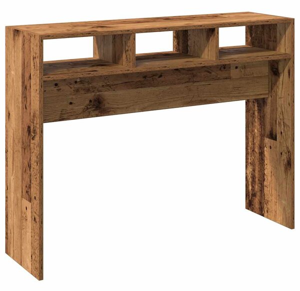 Konzolasztal régi fa 105x30x80 cm műszaki fa