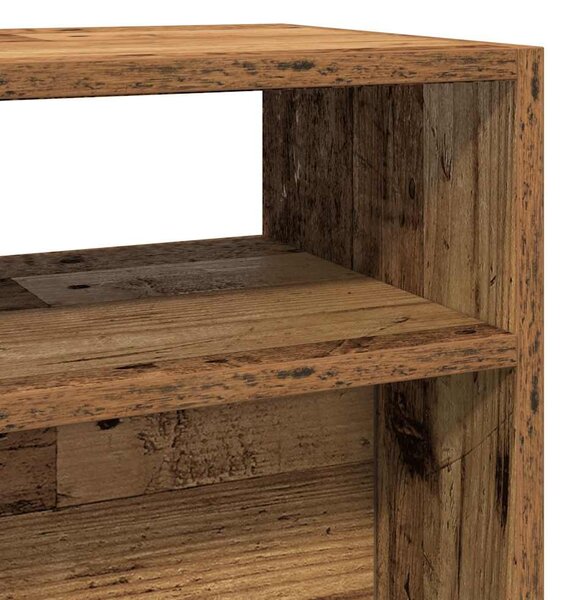 Konzolasztal régi fa 105x30x80 cm műszaki fa