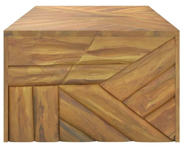 Tömör tíkfa dohányzóasztal 110x60x38