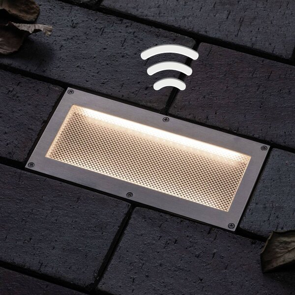 Paulmann LED szolár földbe világítás Aron 20x10cm