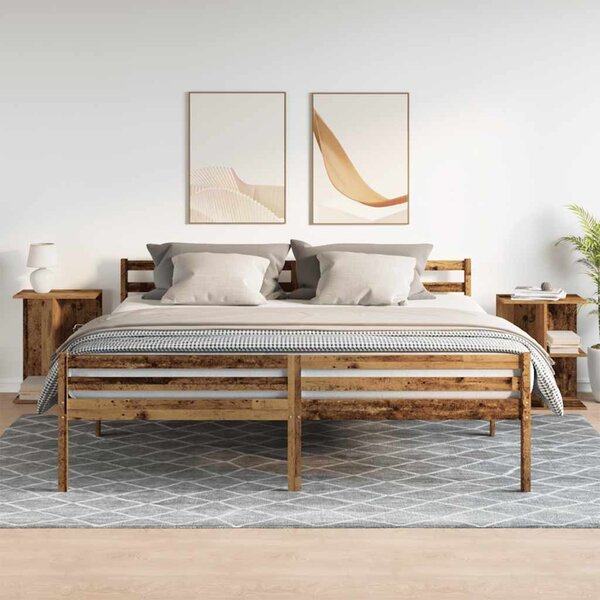 Éjjeliszekrények 2 db régi fa 46,5x29x61 cm gépelt fa
