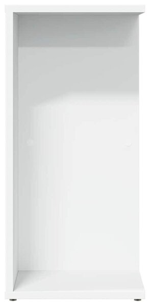 Fehér szerelt fa ágy melletti asztal 46,5x29x61 cm