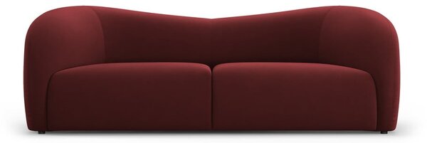 Borvörös bársony kanapé 197 cm Santi – Interieurs 86