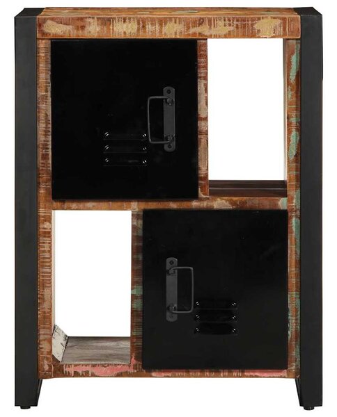 Tálaló többszínű 55x35x70 cm Tömör fa újrahasznosított