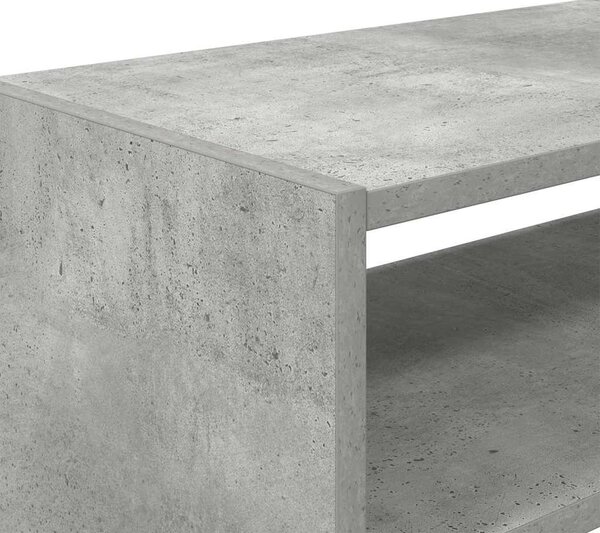 2 db betonszürke cipőtartó állvány halmozható 60 x 30 x 30,5 cm