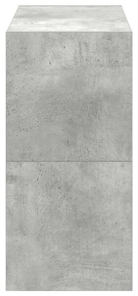 2 db betonszürke cipőtartó állvány halmozható 60 x 30 x 30,5 cm