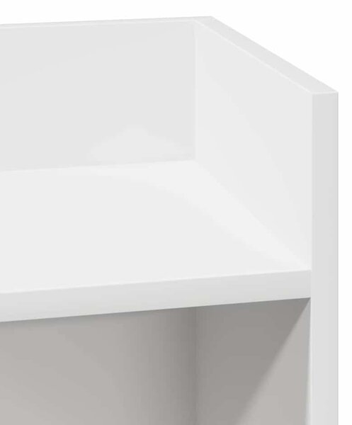 Fehér kisasztal polccal 25,5 x 27 x 60 cm