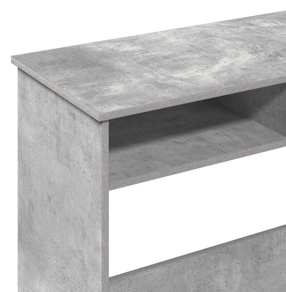 Betonszürke forgácslap íróasztal 80 x 40 x 75 cm