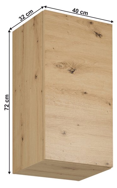 Felső konyhaszekrény G40 Langari (artisan tölgy) (B)