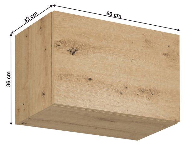 Felső konyhaszekrény G60KN Langari (artisan tölgy)