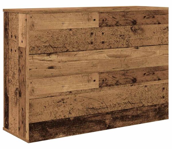 Antik fa színű szerelt fa tálalószekrény 90x29,5x65 cm