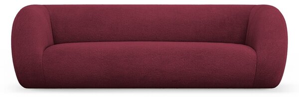 Borvörös buklé kanapé 230 cm Essen – Cosmopolitan Design