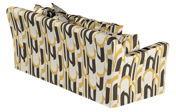 Huzat Ikea Tomelilla 3-üléses nem kinyitható kanapéra termék színe színes szövet fonott, mintás