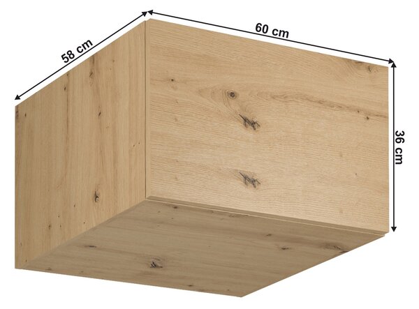 Felső konyhaszekrény N60 Langari (artisan tölgy)