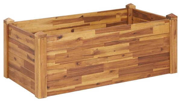 VidaXL tömör akácfa kerti magaságyás 110 x 60 x 44 cm
