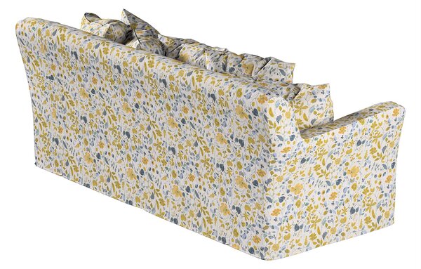 Huzat Ikea Tomelilla 3-üléses nem kinyitható kanapéra termék színe sárga szövet fonott, mintás