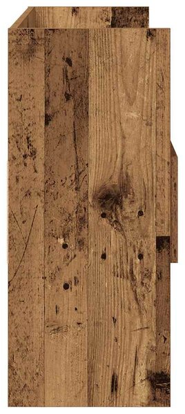 Komód Régi fa 105x30x70 cm Gépelt fa
