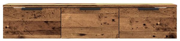 Fali szekrény Régi fa 102x30x20 cm Gépelt fa
