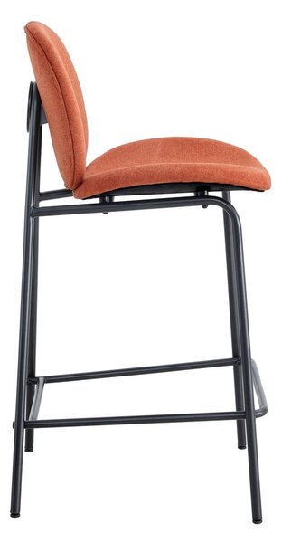 Téglavörös bárszék szett 2 db-os (ülésmagasság 65 cm) Cori – Marckeric