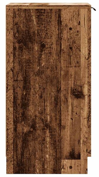 Antik fa színű szerelt fa cipősszekrény 29,5x35x70 cm