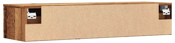 Fali szekrény Régi fa 102x30x20 cm Gépelt fa