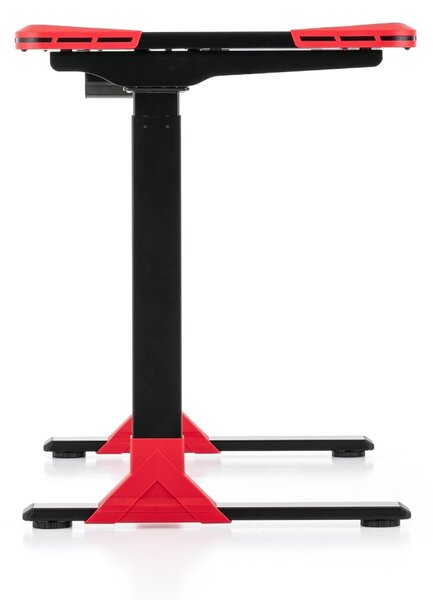 OfficeTech Game állítható magasságú asztal, 120 x 60 cm, fekete