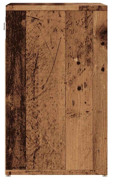 Cipősszekrény régi fa 52x30x50 cm