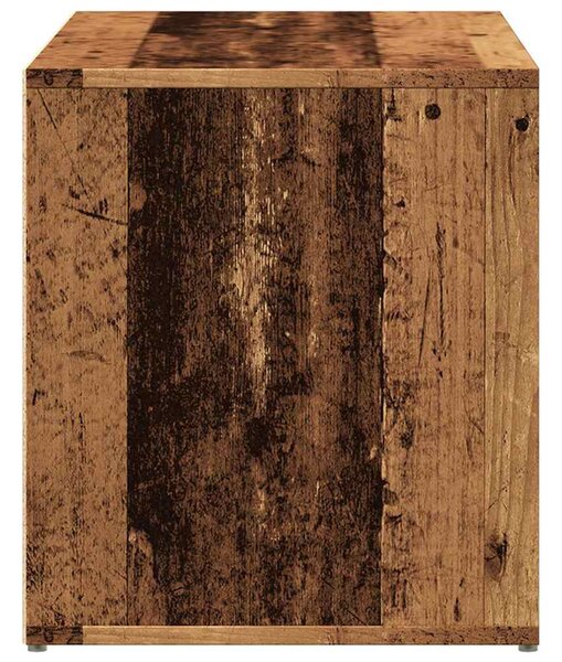 Előszobapad 80x40x45 cm Régi fából készült fűrészáru