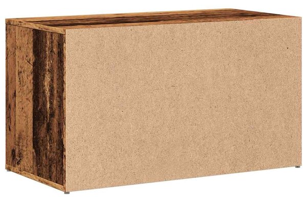 Előszobapad 80x40x45 cm Régi fából készült fűrészáru