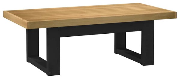 Dohányzóasztal NOAIN U alakú lábak 120x60x40cm tömör fa fenyőfa