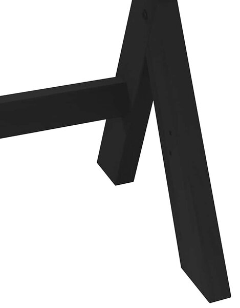 Íróasztal NOAIN X alakú lábak 120x50x75 cm tömör fa fenyőfa