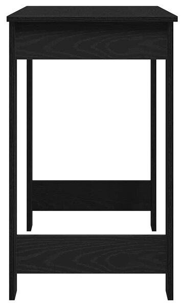 Fekete szerelt fa íróasztal 100x45x75 cm
