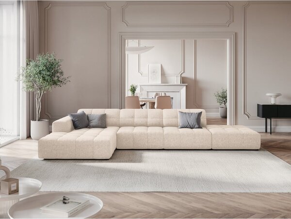 Krémszínű sarokkanapé Chicago – Cosmopolitan Design
