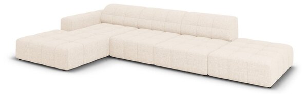 Krémszínű sarokkanapé Chicago – Cosmopolitan Design