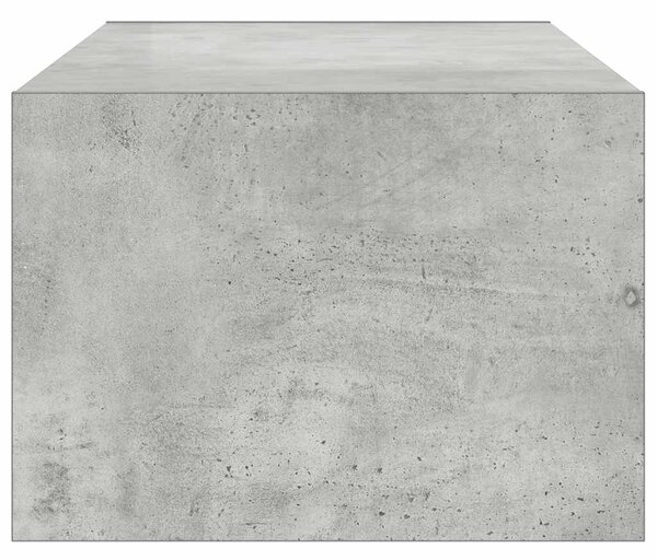 TV szekrény LED világítással beton szürke 100X35,5x25 cm