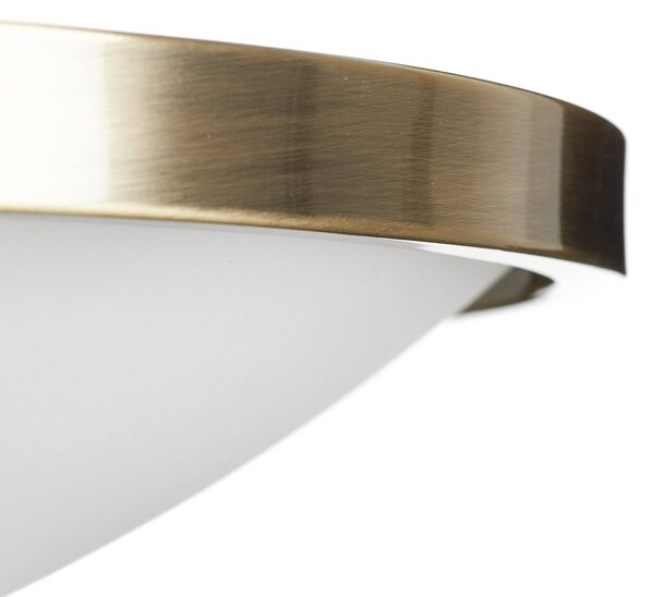 ORION Függő lámpa TALYA Ø 56,5 cm, dimmelhető, Bronz / antik sárgaréz, Nappali / Étkező, fém, Antik